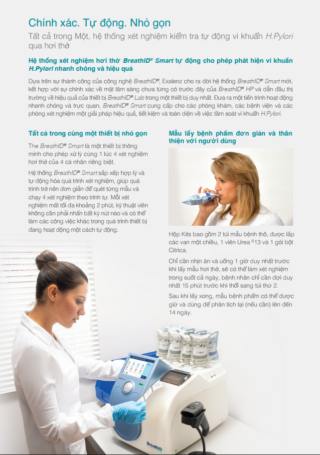 May xet nghiem hoi tho C13 HP Smart